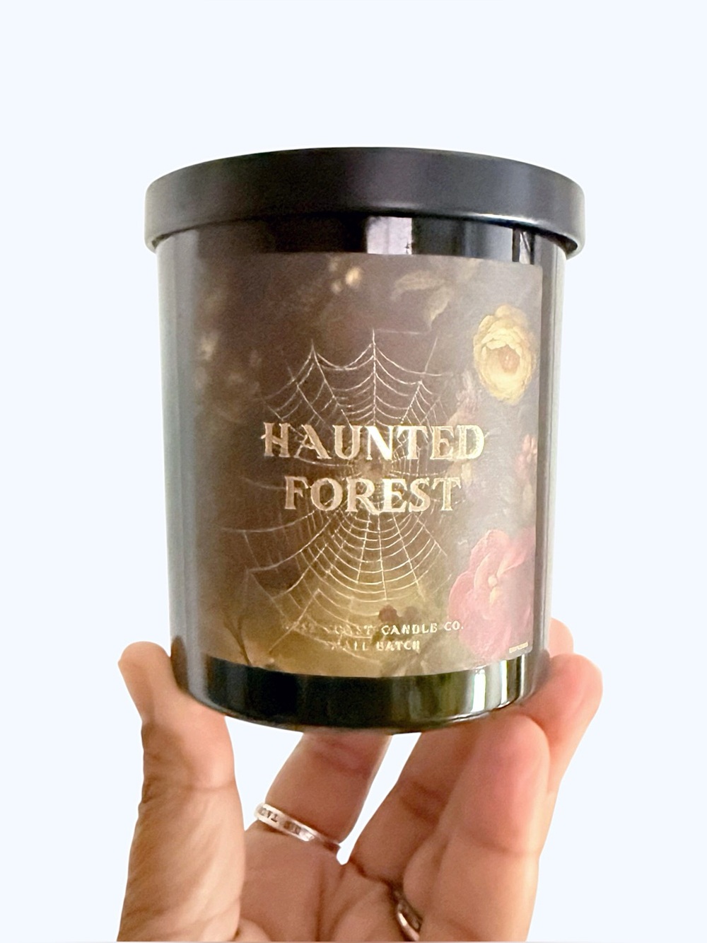 Leoben Company Haunted Forest Scented Candle - Black Jar